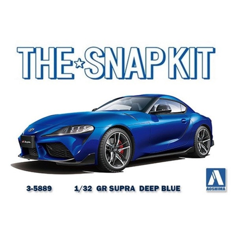 Aoshima 5889 1/32 TOYOTA GR SUPRA – MET DEEP BLUE