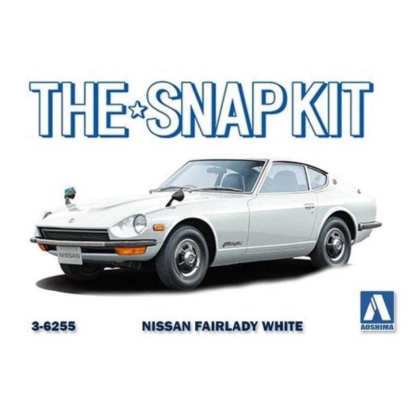Aoshima 6255 1/32 NISSAN S30 FAIRLADY Z – WHITE