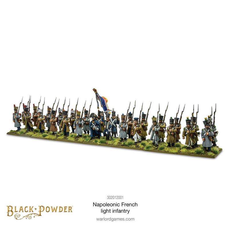 Black Powder 302012001 1/56 Napoleonic Wars French French Light Infantry (Waterloo)