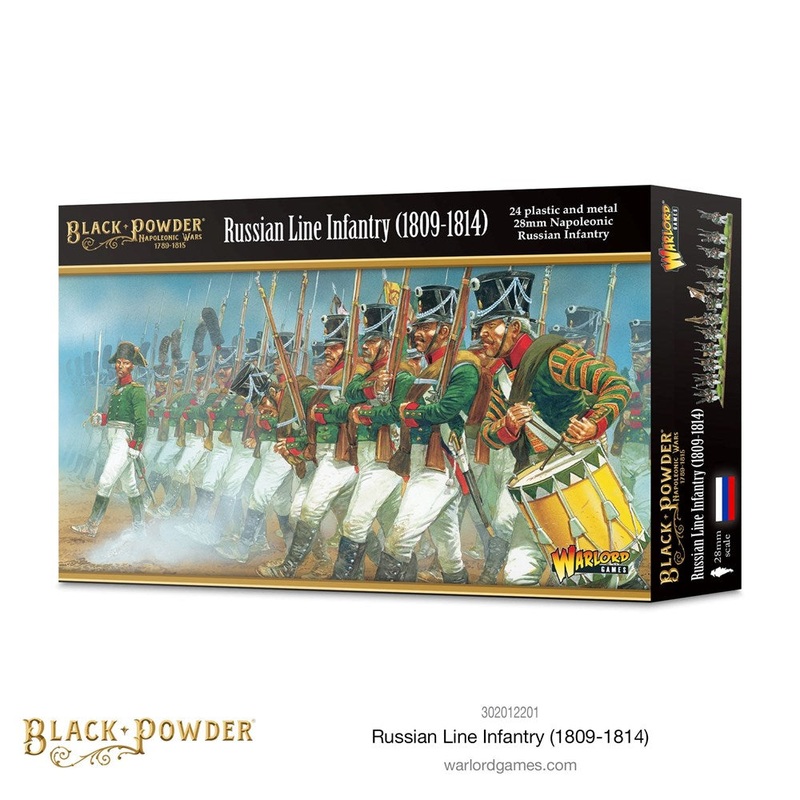 Black Powder 302012201 1/56 Napoleonic Wars Russian Line Infantry 1809-1814