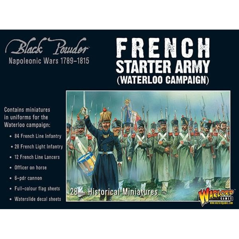 Black Powder 309912005 1/56 Napoleonic Wars – French Napoleonic French Starter Army (Waterloo Campaign)