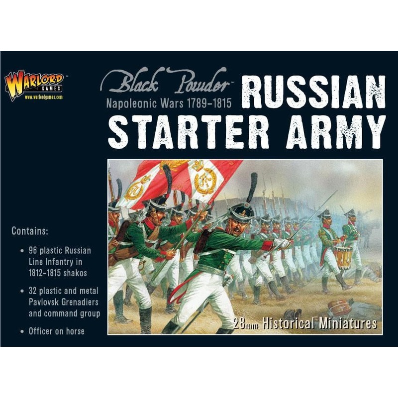 Black Powder WGN-04 1/56 Napoleonic Wars Russian Starter Army