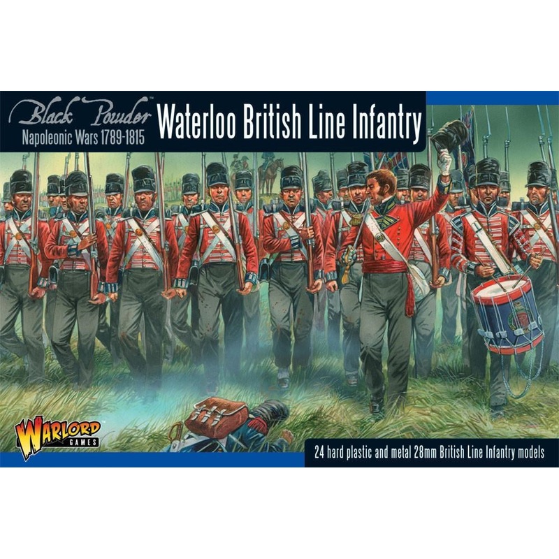 Black Powder WGN-BR-12 1/56 Napoleonic Wars British Line Infantry (Waterloo)