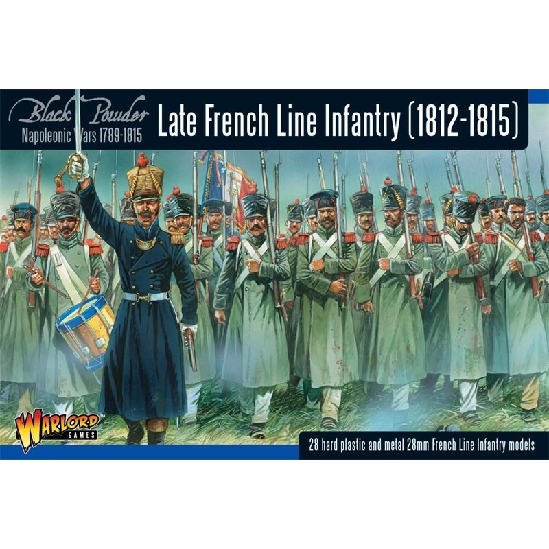 Black Powder WGN-FR-10 1/56 Napoleonic Wars French Late French Line Infantry (1812-1815)
