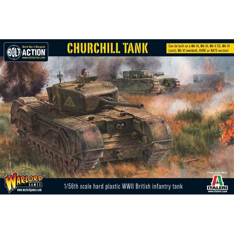 Bolt Action 402011002 1/56 British Army Tanks Churchill Infantry Tank