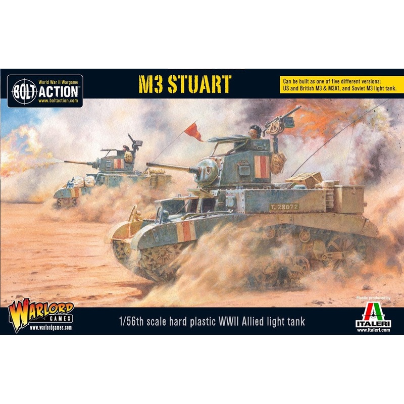 Bolt Action 402013002 1/56 US Army Tanks M3 Stuart