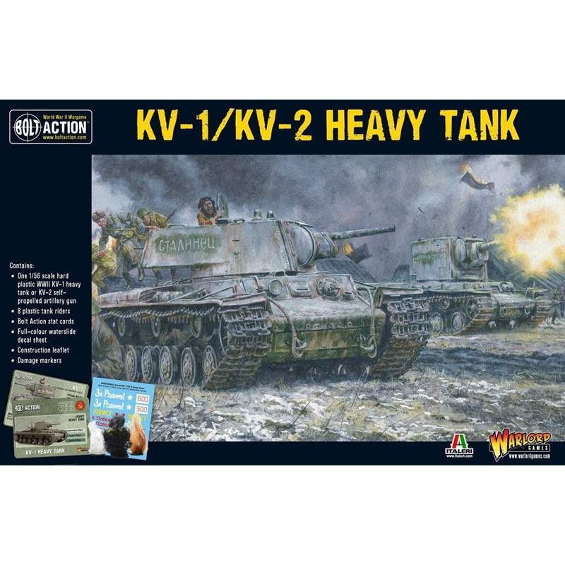 Bolt Action 402014001 1/56 Soviet Army Tanks KV1/2 Heavy Tank