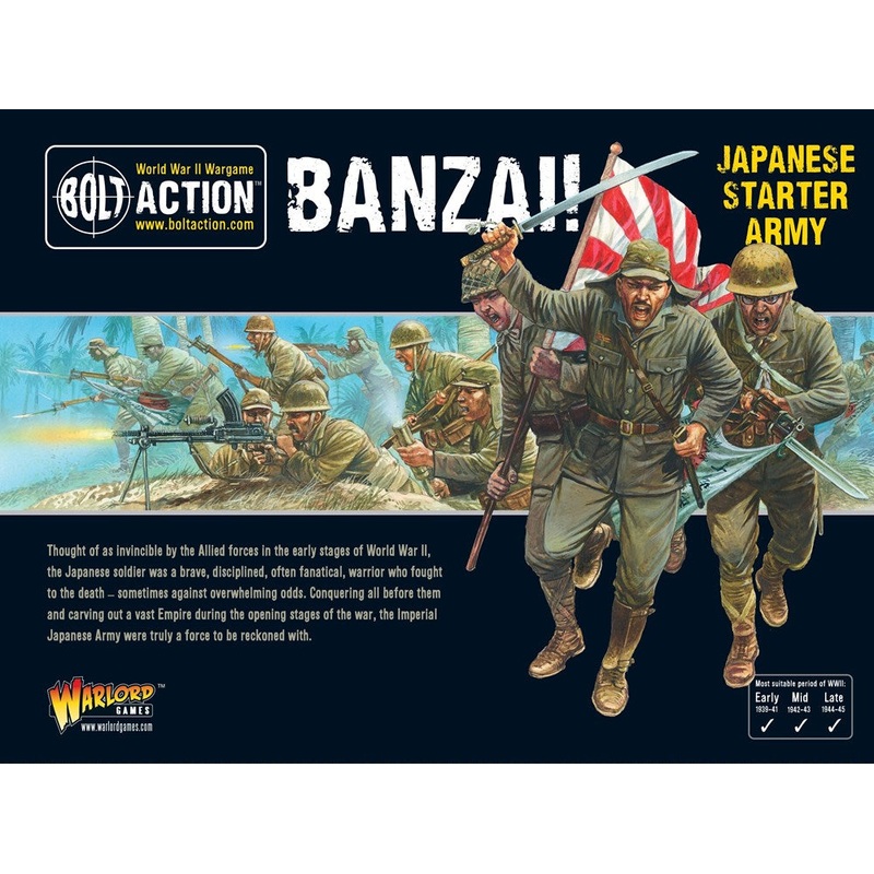 Bolt Action 402616001 1/56 Starter Armies Banzai! Japanese Starter Army