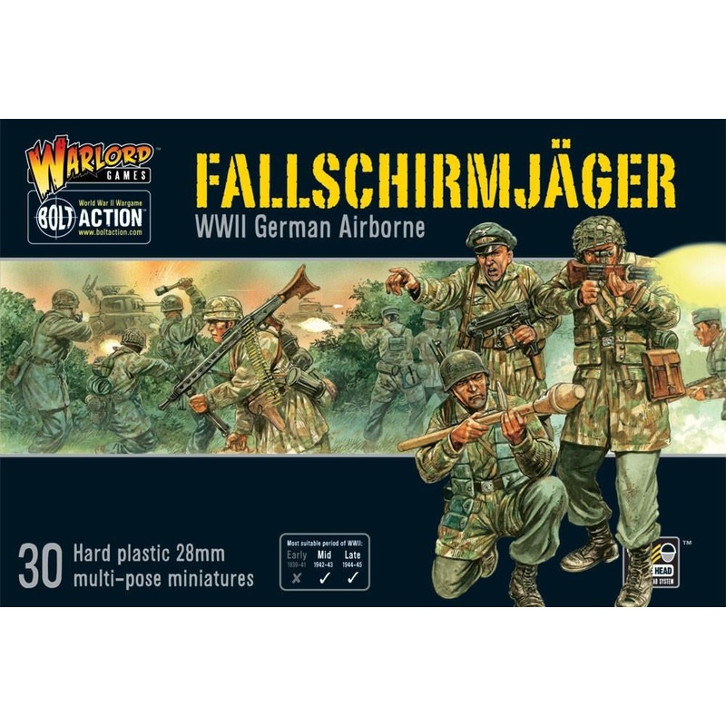 Bolt Action WGB-FJ-02 1/56 German Army Infantry Fallschirmjager (Paratroopers)