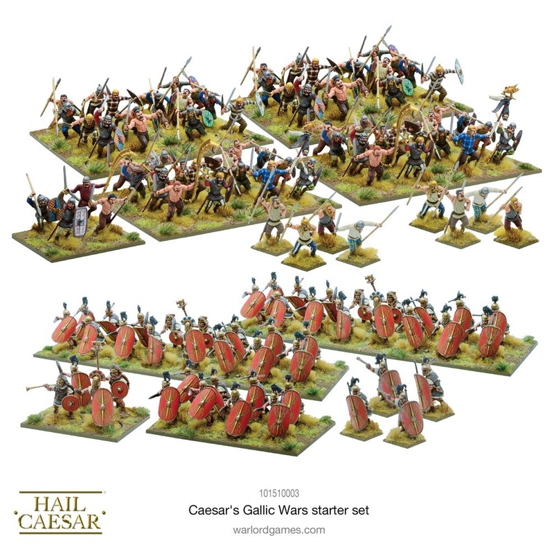 Hail Caesar 101510003 1/56 Ancients Starter Set Caesars Gallic Wars