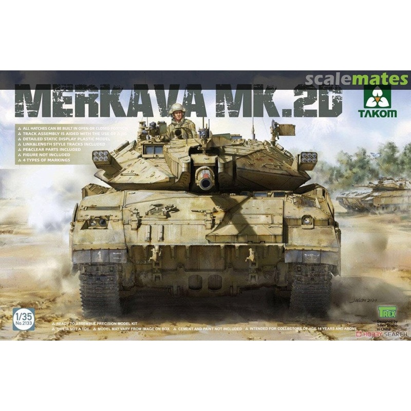Takom 2133 1/35 Merkava Mk.2D Tank