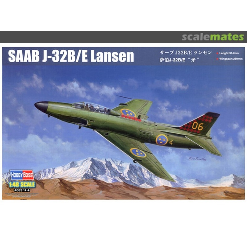 Hobby Boss 81752 1/48 SAAB J-32B/E Lansen