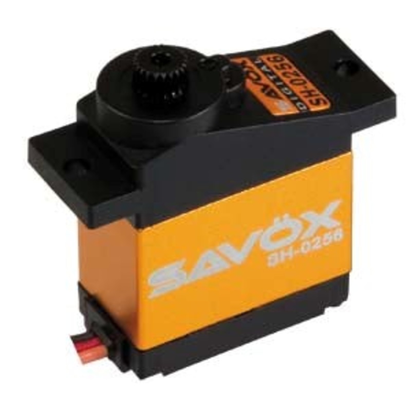 Savox SH-0256P Micro size 4.6kg/cm 0.16sec @ 6v Digital Servo with Soft Start 15.8g 22.8×12.0x29.4mm