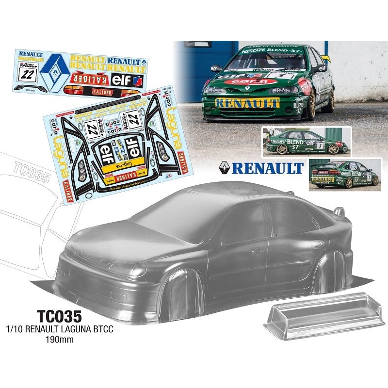 Team C TC035 1/10 RENAULT LAGUNA BTCC 190mm