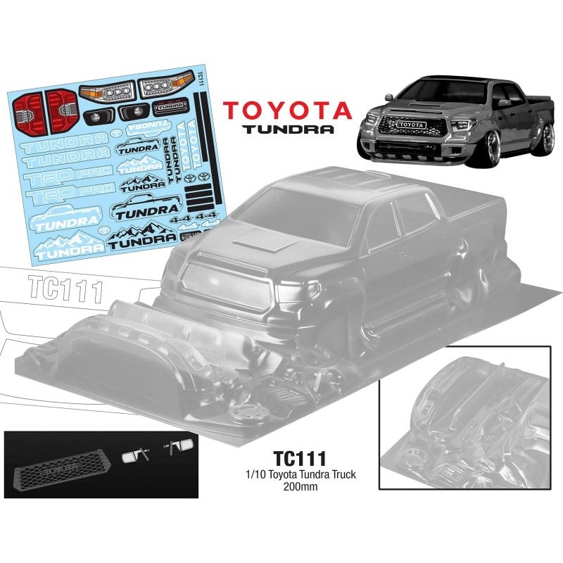 Team C TC111 1/10 Toyota Tundra Truck 200mm