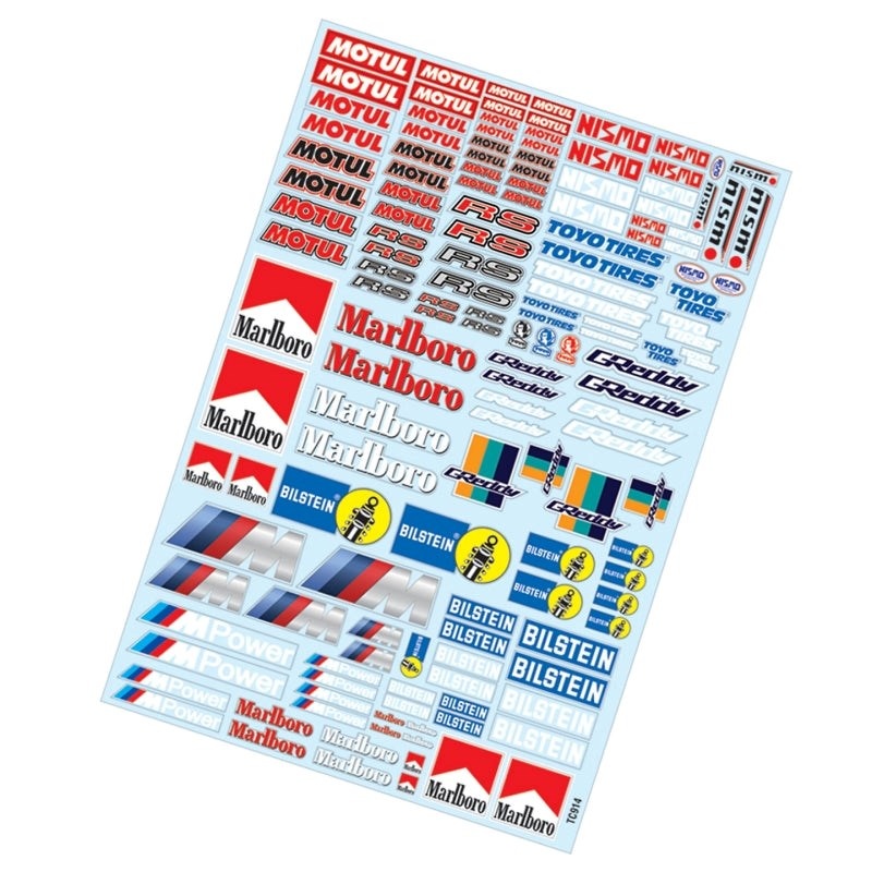 Team C TC914 1/10 Motul sticker (A4)