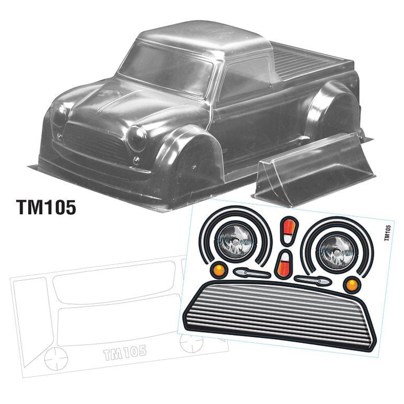 Team C TM105 1/10 Mini Truck WB 225mm Width 165mm Suit Tamiya Mini