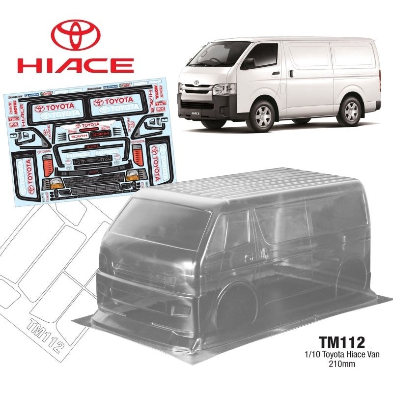 Team C TM112 1/10 MINI TOYOTA HIACE VAN