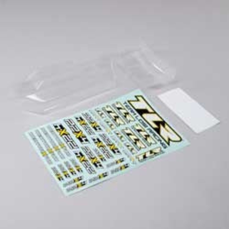 Team LOSI Racing TLR230016 LW Body & Wing Clear: 22X-4