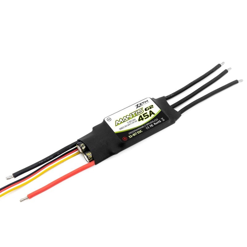 ZTW ZTW-2045211 Mantis 45A SBEC G2 45/55A 2-4S 5-7.4v 4A SBEC 43g 73x26x10mm