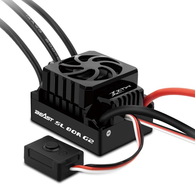 ZTW ZTW-4108023 1/10 Beast SL 80A G2 2-3S 7.4-11.1V Sensorless Waterproof 6v/3A BEC