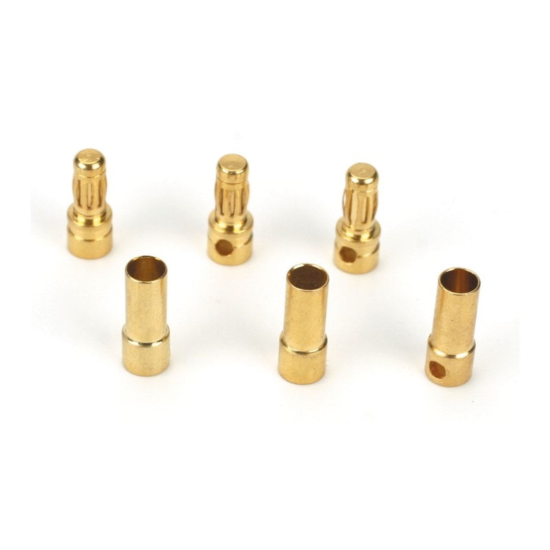 Eflite EFLA241 Gold Bullet Connector Set3.5mm (3)