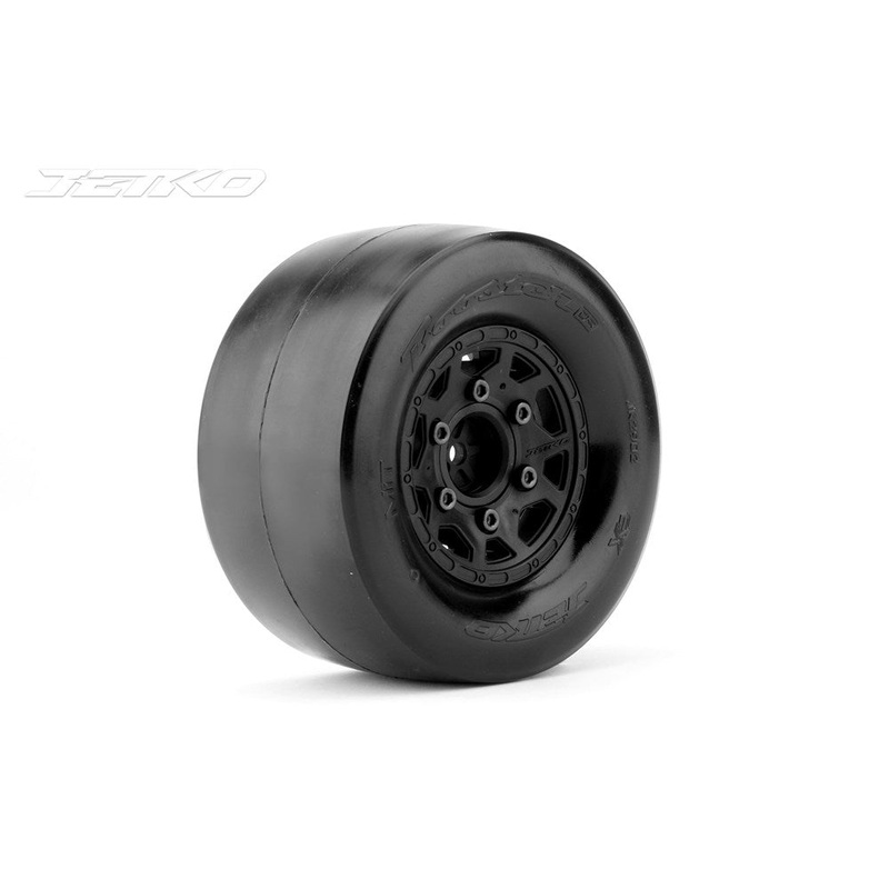 Jetko JKO2902CBUSGB 1/10 DR Booster RR 2.2/3.0 for Rear /Claw Rim/Black/Ultra Soft/Glued/Blted MTD Tires (2)