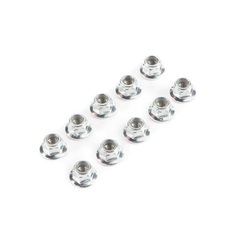 LOSI LOS235015 Lock Nut Flanged M5 x 0.8 Serrated (10)