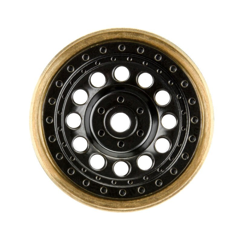 Proline PRO281200 1/24 Rock Shooter Brass F/R 1.0 7mm Hex Crawler Wheels (2) Black SCX24