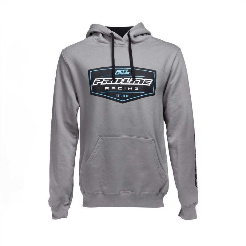 Proline PRO986402 Pro-Line Crest Gray Hoodie – Medium