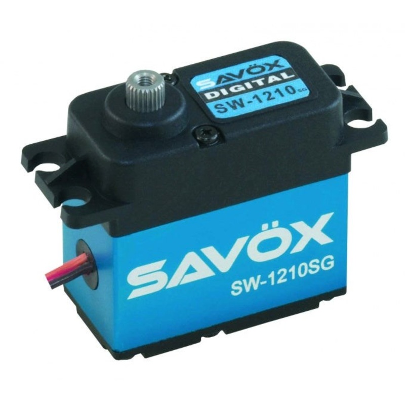 Savox SW-1210SGP Standard size Waterproof 32kg/cm 0.13sec @ 7.4v Digital Coreless Motor Servo with Soft Start  71g 40.6×20.7×42.0mm