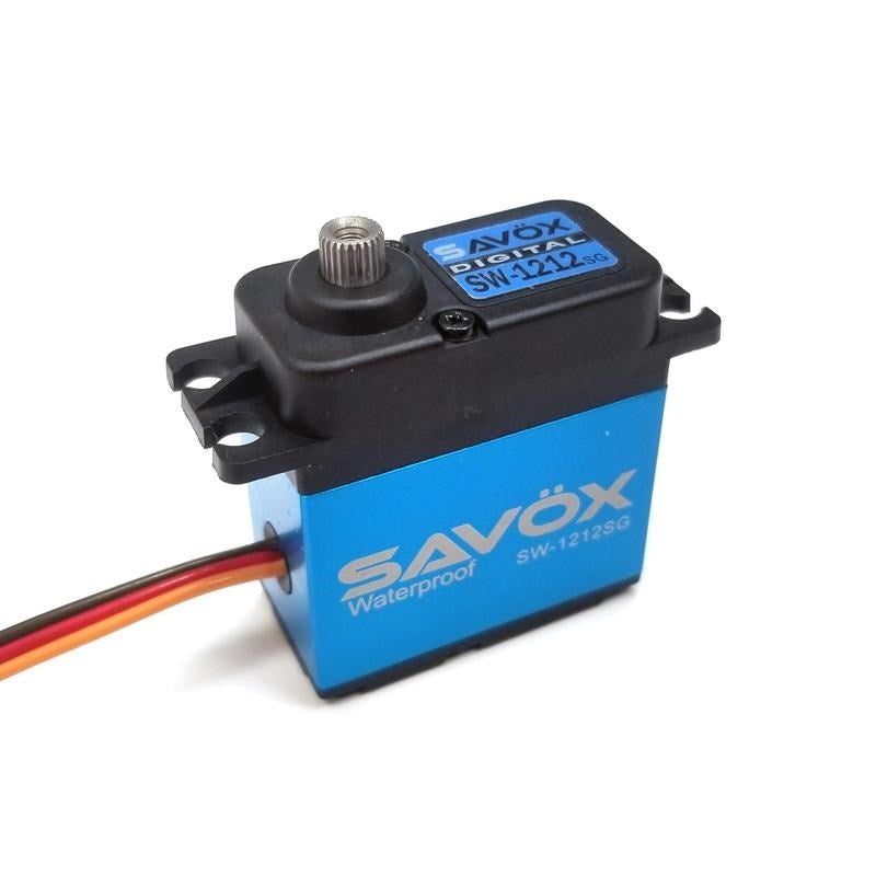 Savox SW-1212SGP HV 46kg/cm 0.14sec @ 7.4v Waterproof Digital Servo with Soft Start 83g 40.6×20.7×46.1mm