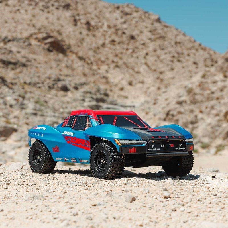 ARRMA ARA3521T1 1/10 FURY 223S BLX Brushless 2WD Short Course Truck RTR with DSC Blue