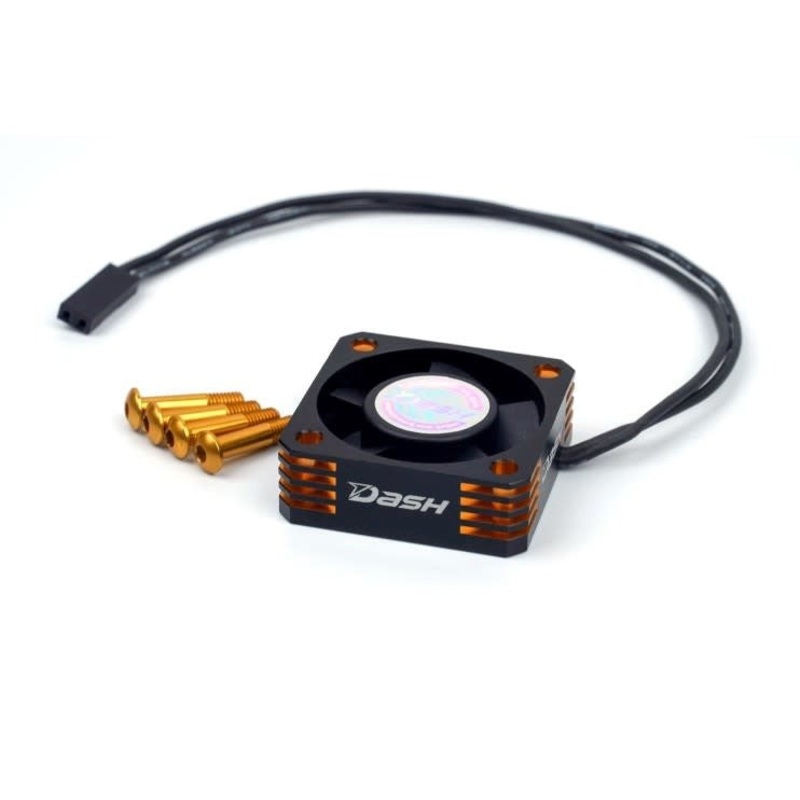 Arrowmax DA-770109 Dash Ultra High Speed HV Motor Cooling Fan 30x30x10mm (Alu) Black Golden
