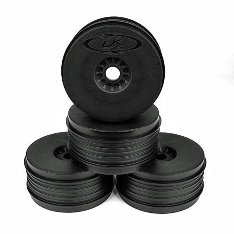 DE Racing DER-PSB-8B Speedline PLUS Wheels for 1/8 Buggy / BLACK