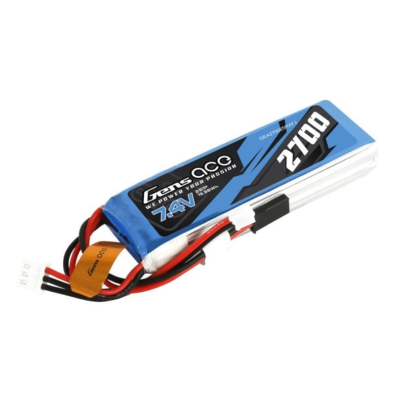 Gens Ace GA2700-2S-TX 2700mAh 7.4V 2S1P Transmitter Pack Suit for Sanwa MT4/M11X/M12 Futaba T6J / T8FG 12FG
