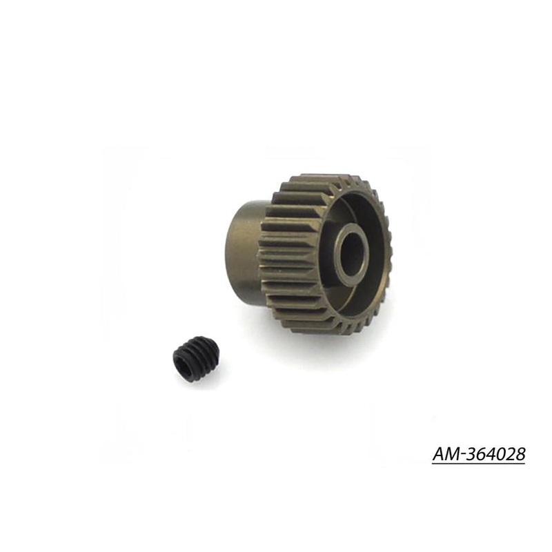 Arrowmax AM-364028 Pinion Gear 64P 28T 7075 Hard