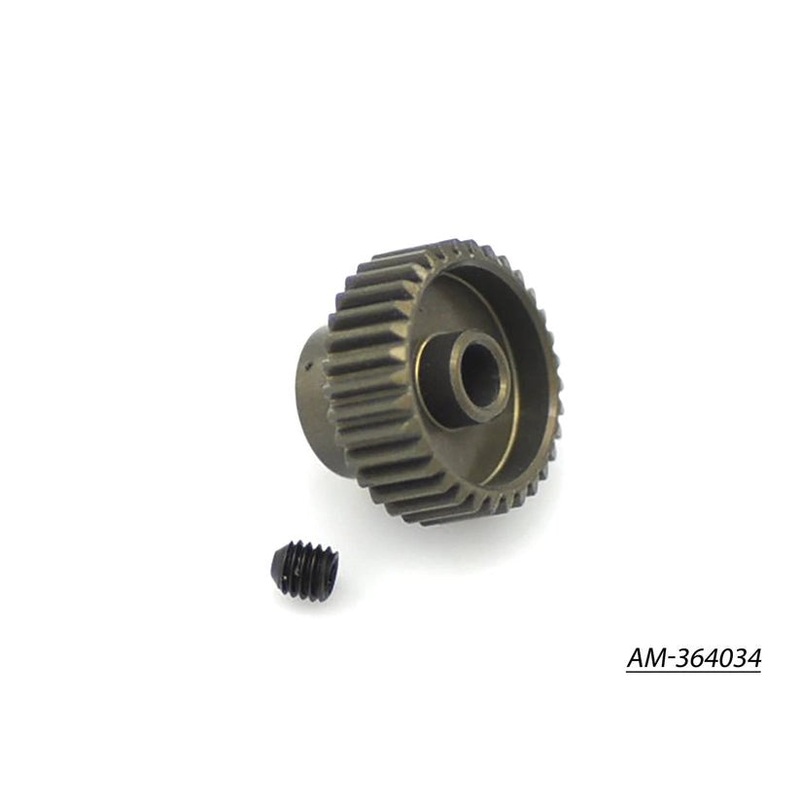 Arrowmax AM-364034 Pinion Gear 64P 34T 7075 Hard