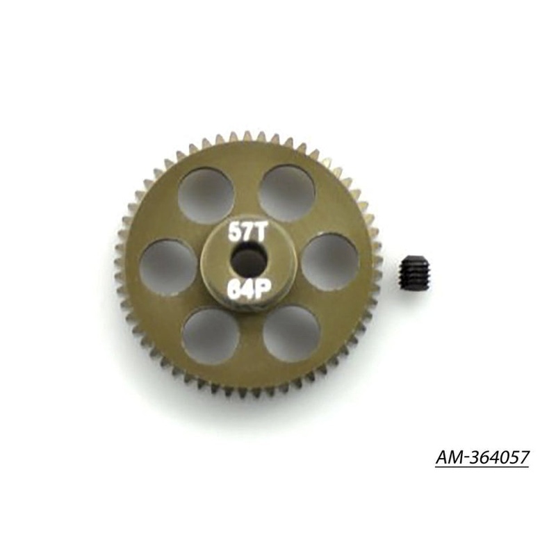 Arrowmax AM-364057 Pinion Gear 64P 57T 7075 Hard