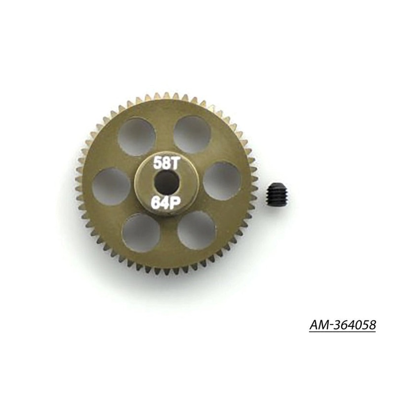 Arrowmax AM-364058 Pinion Gear 64P 58T 7075 Hard