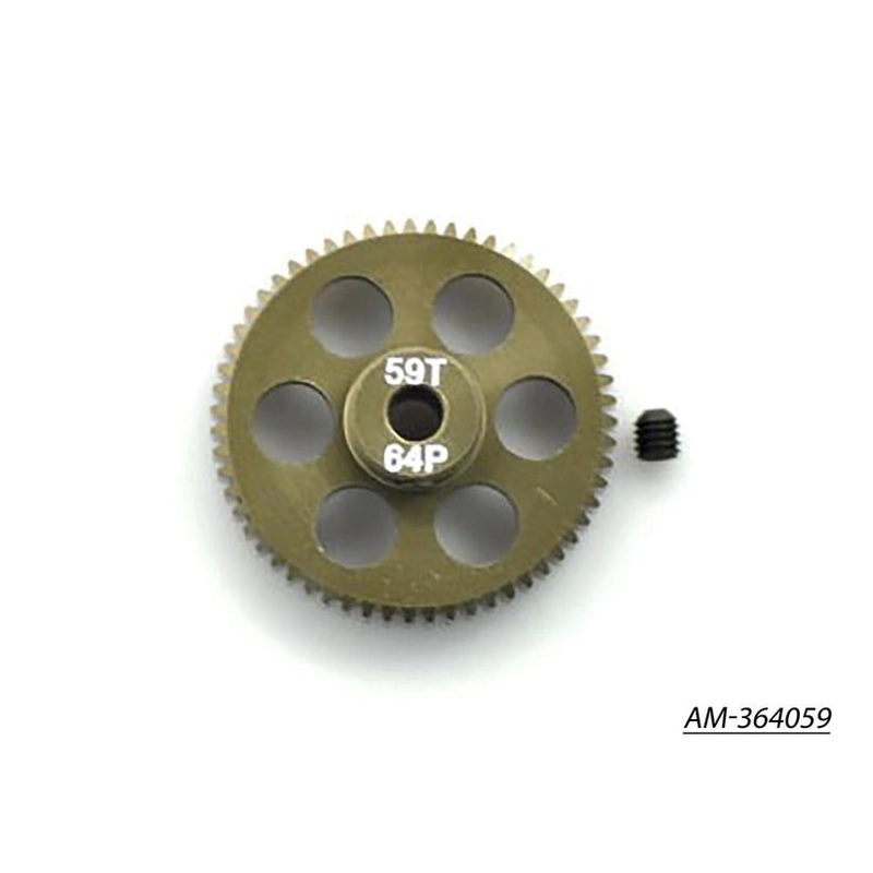 Arrowmax AM-364059 Pinion Gear 64P 59T 7075 Hard