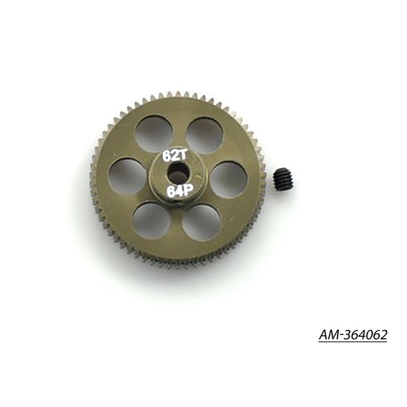 Arrowmax AM-364062 Pinion Gear 64P 62T 7075 Hard