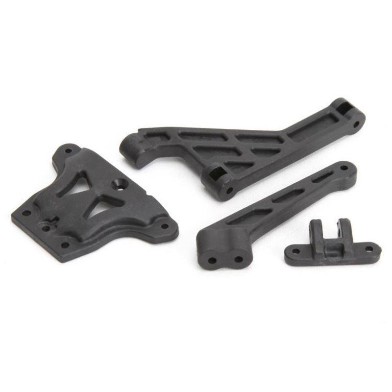Agama AG-1009 Front upper plate & F/R brace set 4pcs