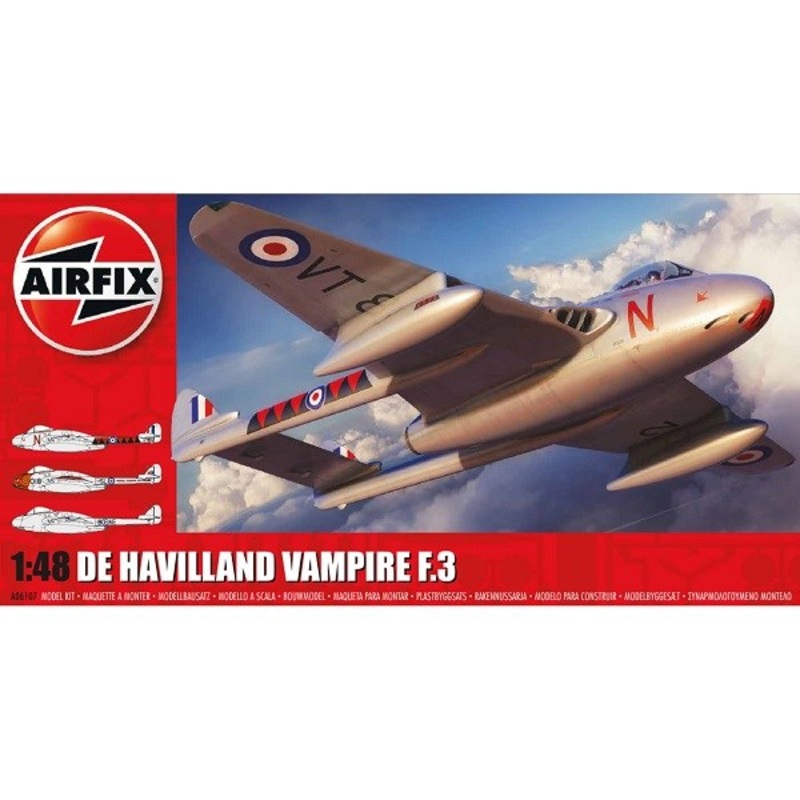 Airfix A06107 de Havilland Vampire F.3