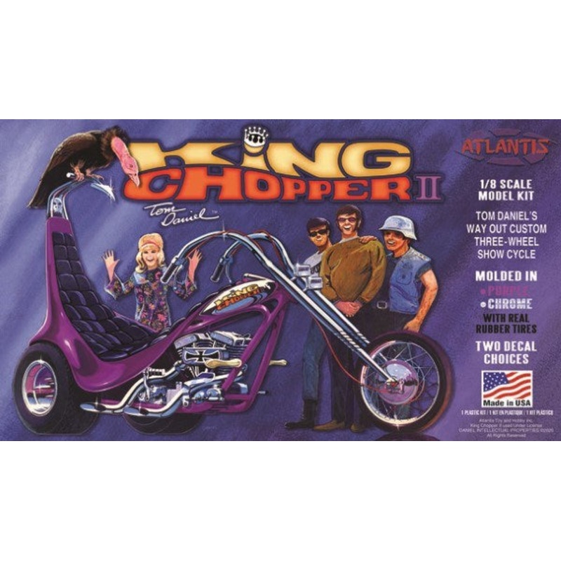 AMCM224 Atlantis Models 1/8 Tom Daniel King Chopper II Trike kit