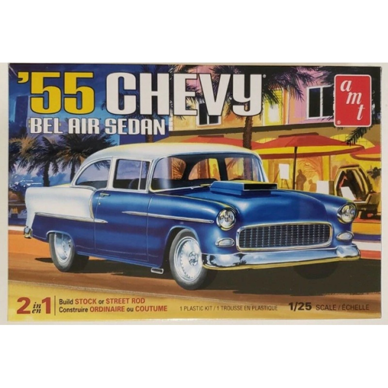 AMT 1119 1/25 1955 Chevrolet Bel Air Sedan