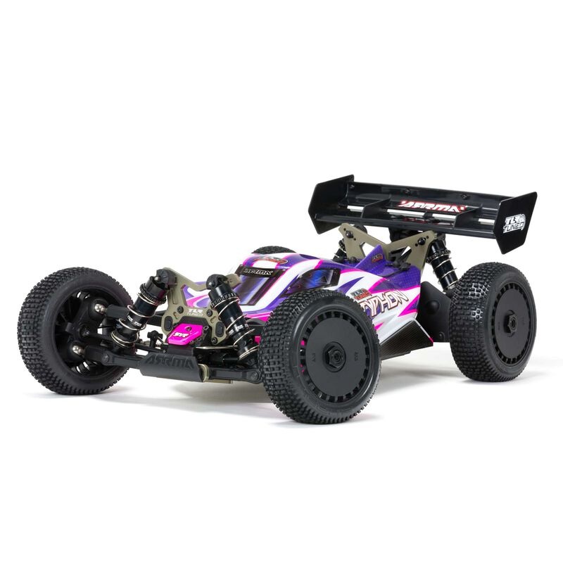 ARRMA ARA8306 1/8 TLR Tuned TYPHON 4WD Roller Buggy Pink/Purple
