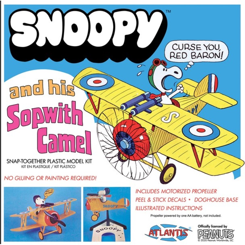 Atlantis Models CM6779  Snoopy and his Sopwith Camel