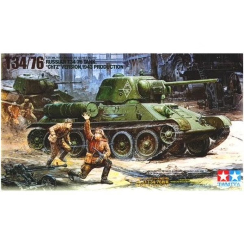 Tamiya 35149 1/35 Russian Tank T34/76 – ChTZ Version 1943 Production