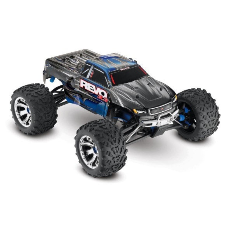Traxxas 53097-3 – Revo 3.3: 1/10-Scale 4Wd Nitro-Truck Wireless Tqi
